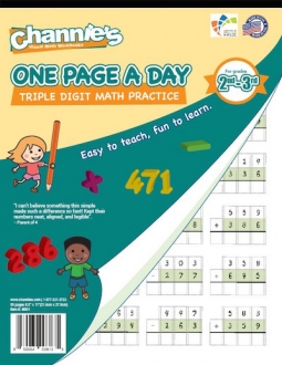 One Page a Day Triple Digit Math Practice
